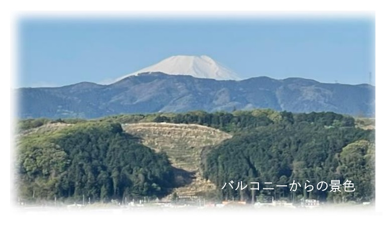 バルコニーからの景色
